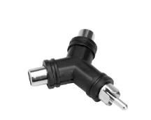 ADAPTADOR DE PLAST.2X RCA FÊMEA P/ RCA MACHO